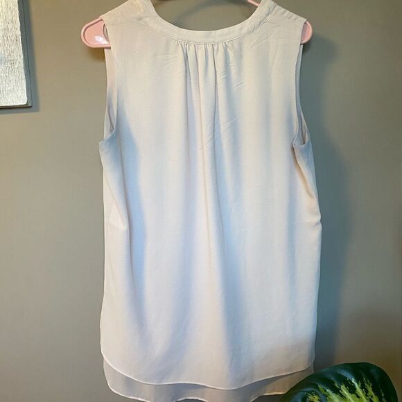 Rose + Olive Medium Blush Sleeveless Blouse - Picture 2 of 4